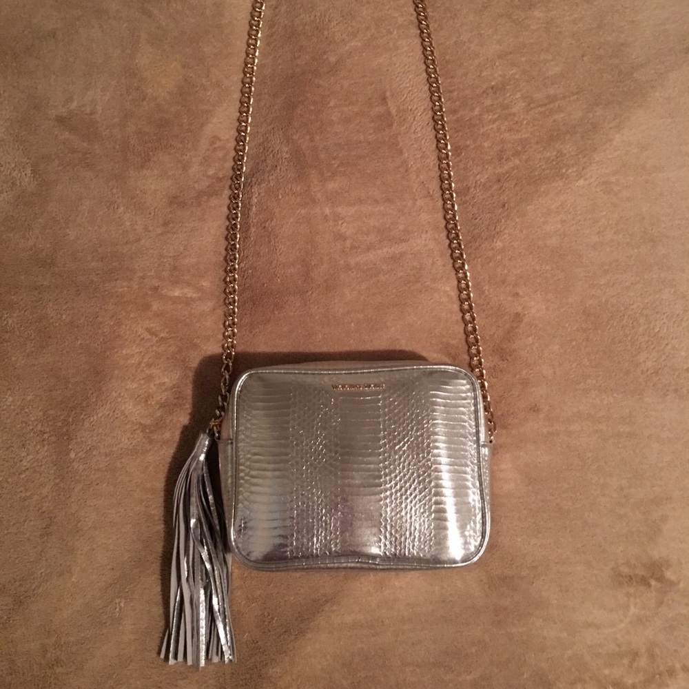 Victoria’s Secret Silver Crossbody Bag